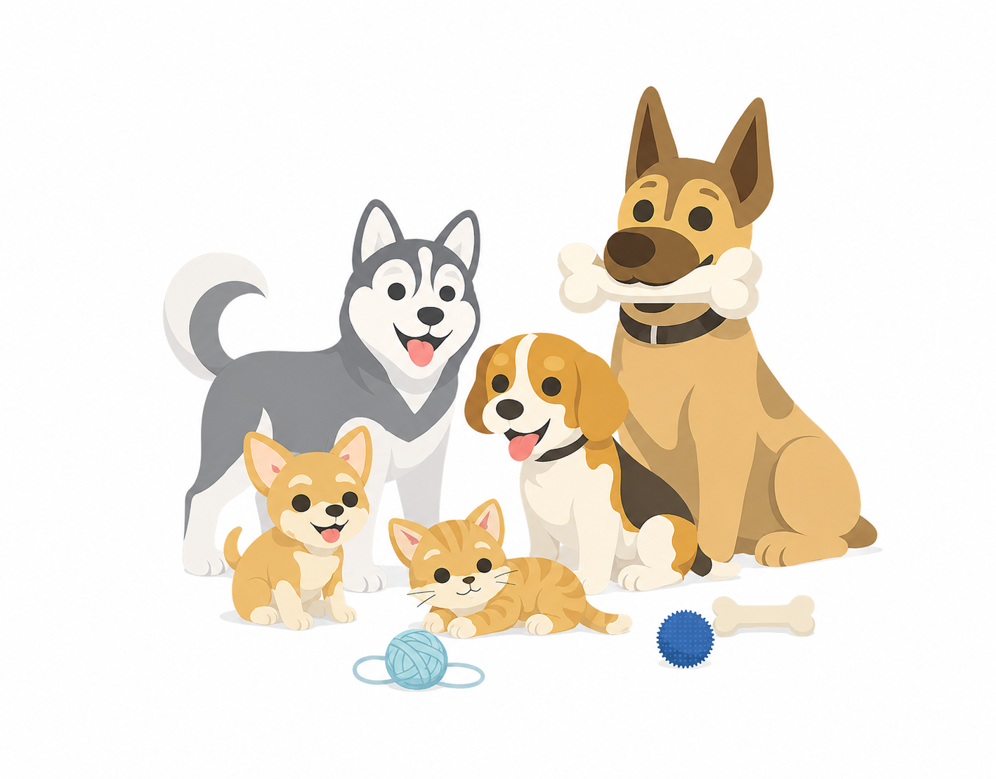 Dogs and cats
